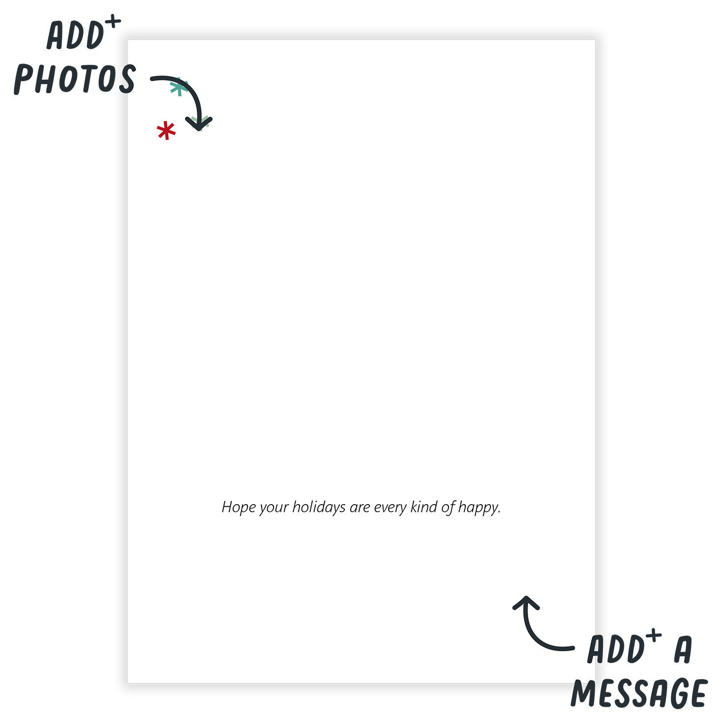 Colorful Block Letters Holiday eCard, , large image number 3