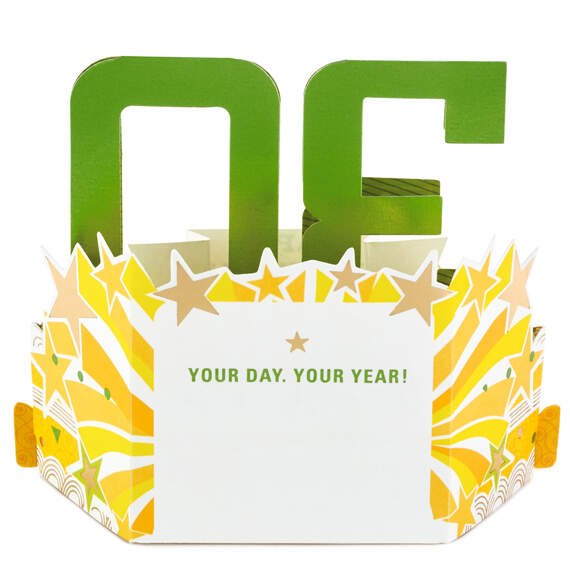 Your Day, Your Year Mini Pop Up 30th Birthday Card, , large image number 3