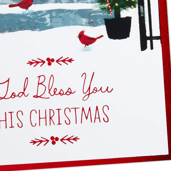 Holiday Front Entryway Religious Christmas Cards, Pack of 6, , large image number 5