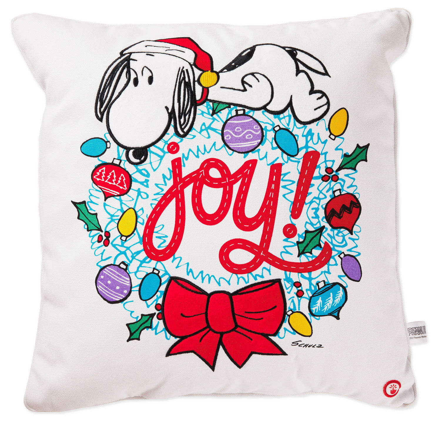 snoopy throw pillow