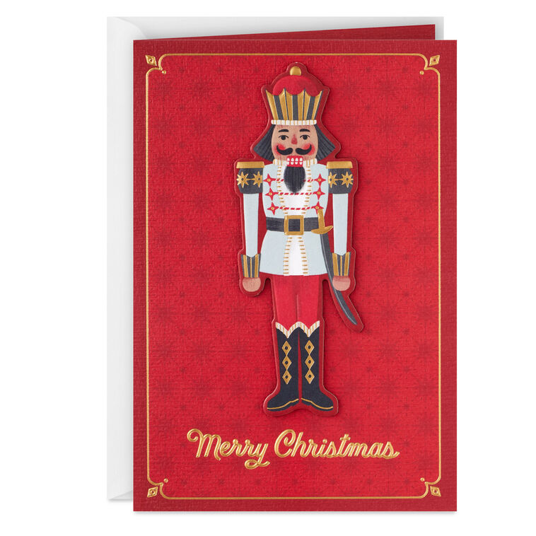 Merry Christmas Nutcracker Christmas Card