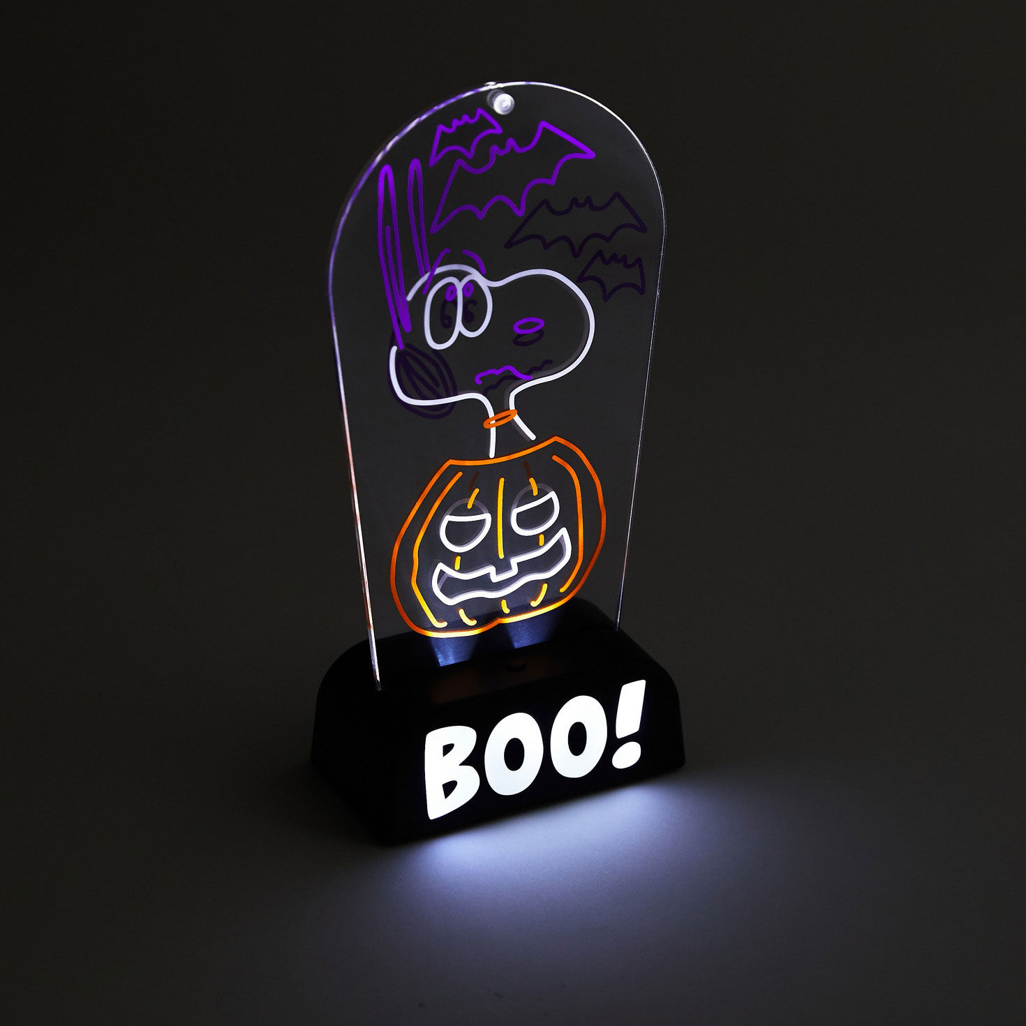 Peanuts® Snoopy Boo! LightUp Sign Seasonal Decor Hallmark