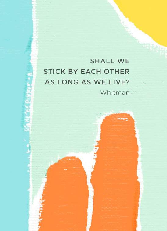 We Stick By Each Other Friendship Card, , large image number 1
