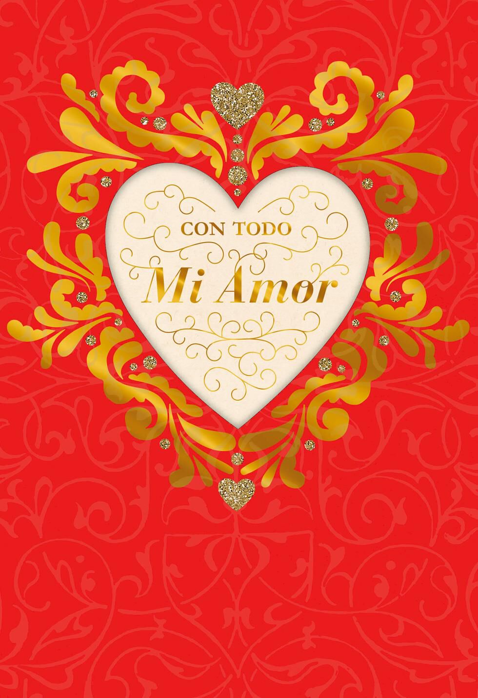 Happy Love Day Spanish-Language Valentine's Day Card