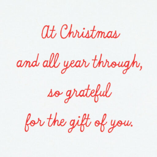 Family Is the Best Gift Christmas Card, 