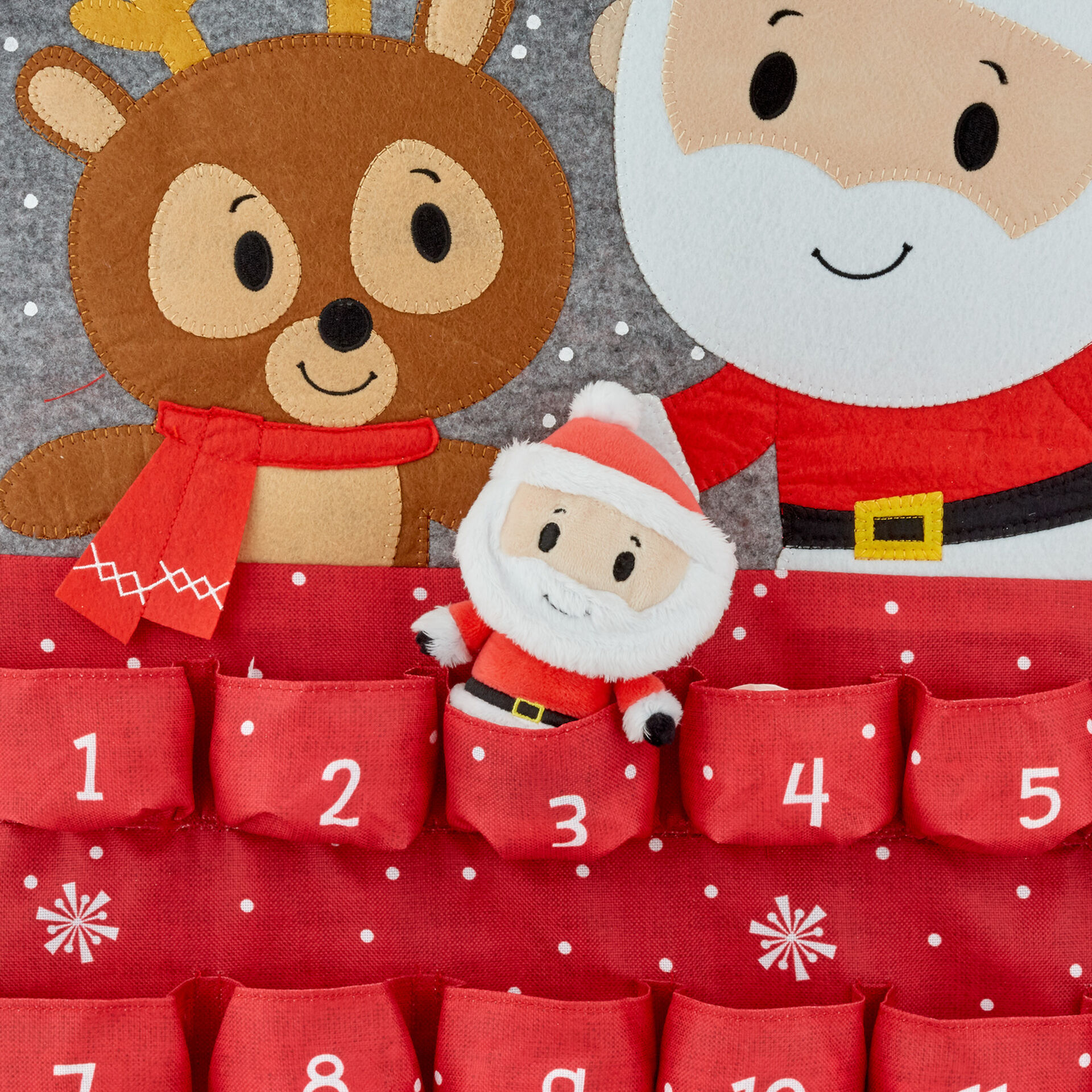 itty bittys® Santa Plush Christmas Countdown Calendar itty bittys
