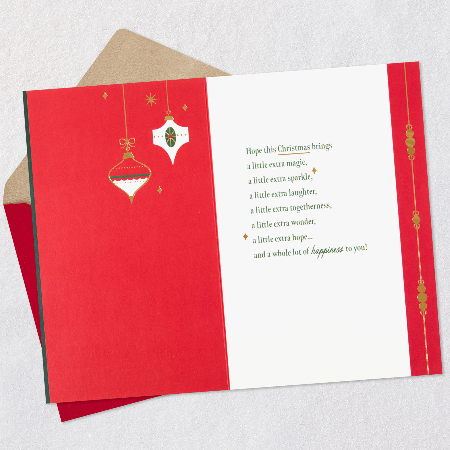 A Little Extra Merry, Vintage Ornaments Christmas Card for only USD 9.59 | Hallmark