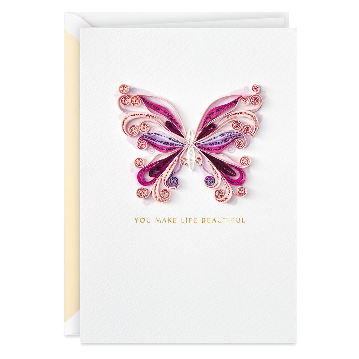 Beautiful Butterfly Quilled Paper Birthday Card Greeting Cards Hallmark