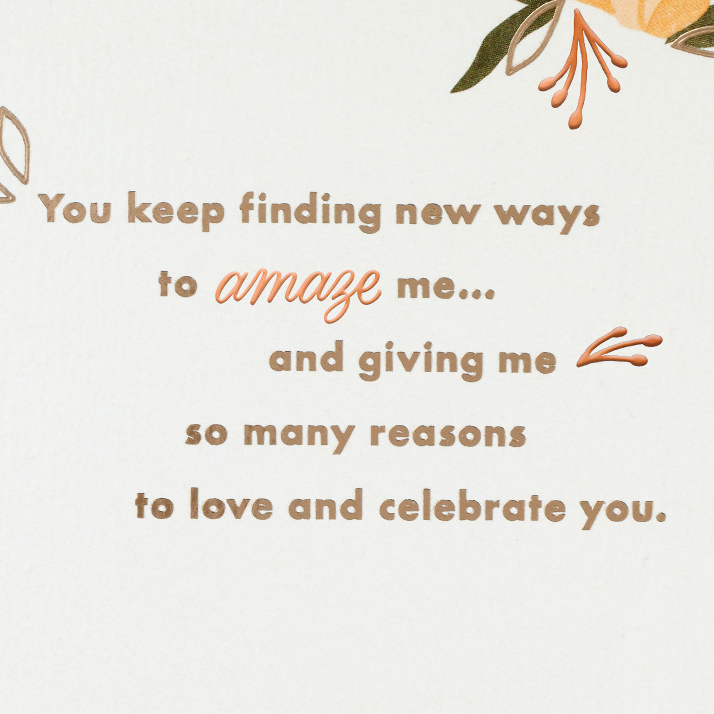 You Amaze Me Birthday Card for Wife for only USD 5.59 | Hallmark