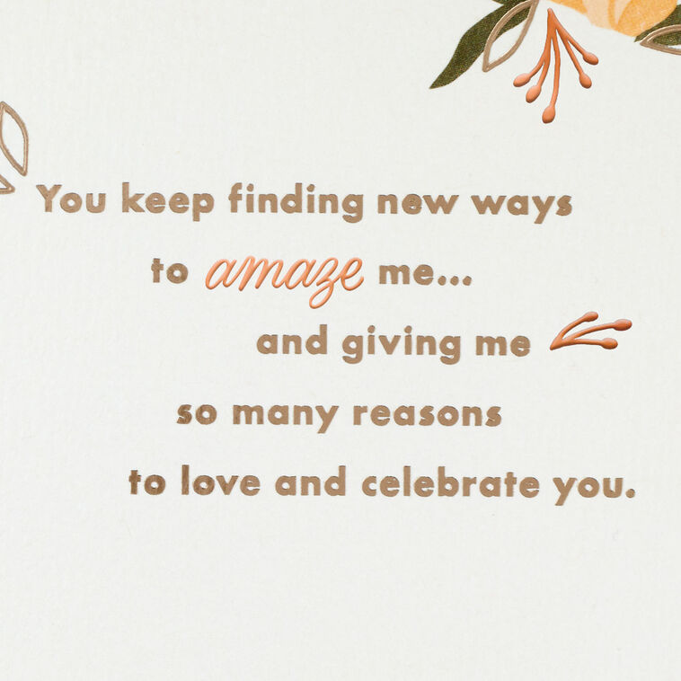 You Amaze Me Birthday Card for Wife, , large image number 3