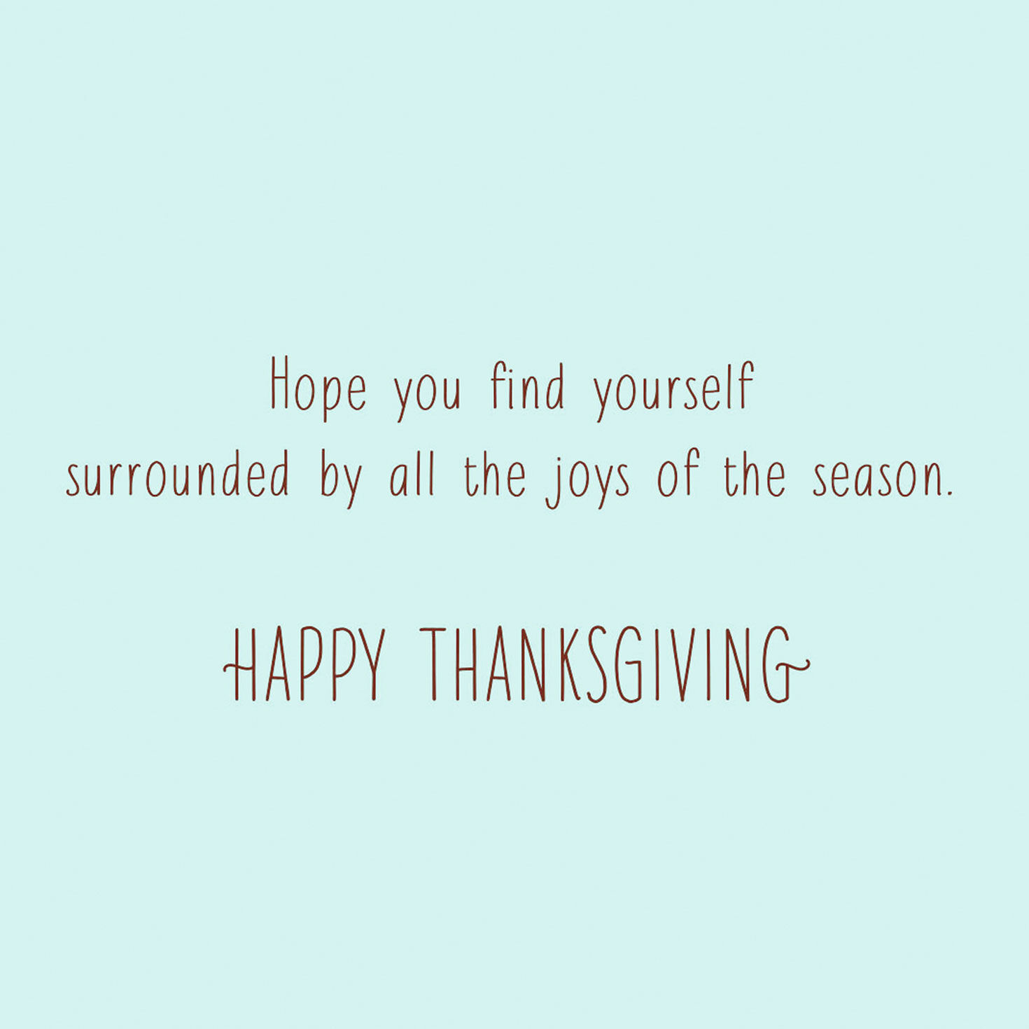 Woodland Critters Feast Thanksgiving Card Sentiment image number 2
