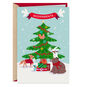 Tree and Critters Christmas Card for Godparents Card Front image number 1