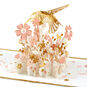 Pop-Up Hummingbird and Flowers Birthday Card Pop-up Card with Envelope closeup view image number 1