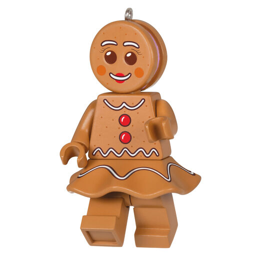 Gingerbread Woman LEGO® Minifigure Ornament, 