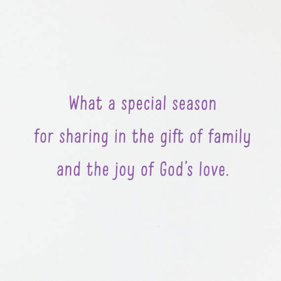 Blessings and God's Love Religious Easter Card for Family, , large image number 2
