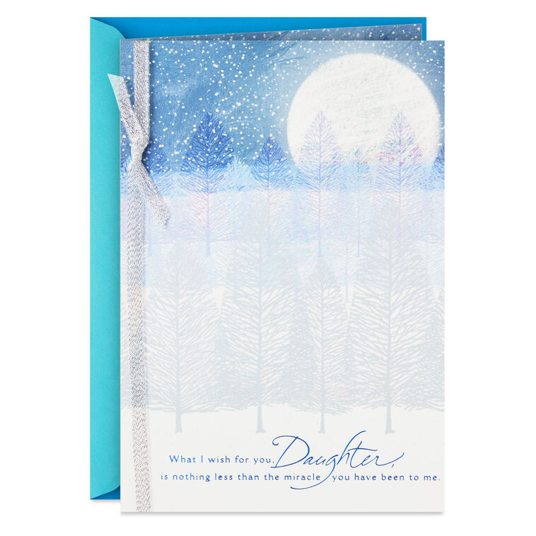 What I Wish for You Christmas Card for Daughter