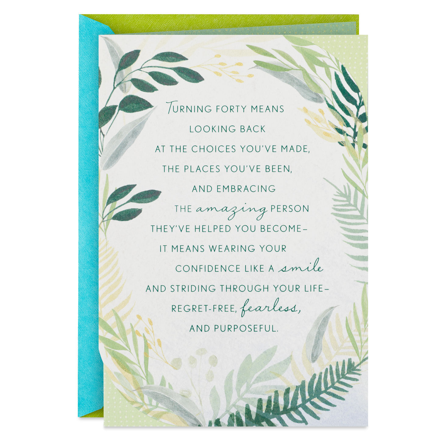 Hallmark Forever Friends 40th Birthday Card Cheers To You Medium