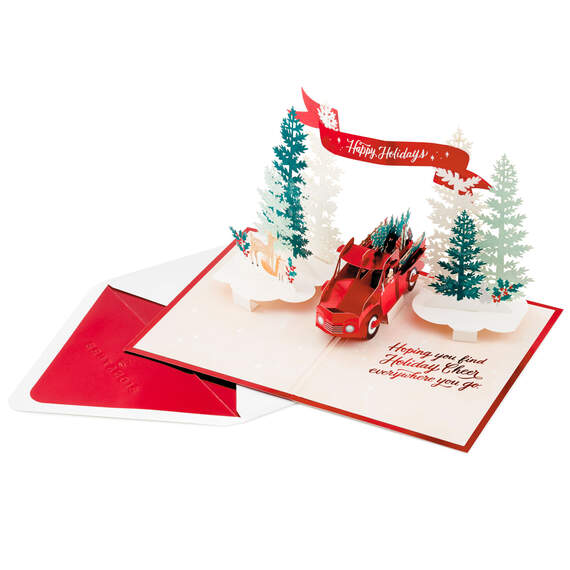 Joy to You 3D Pop-Up Christmas Card, , large image number 2