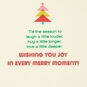 Colorful, Modern Lettering Christmas Card with Glitter Sentiment image number 2
