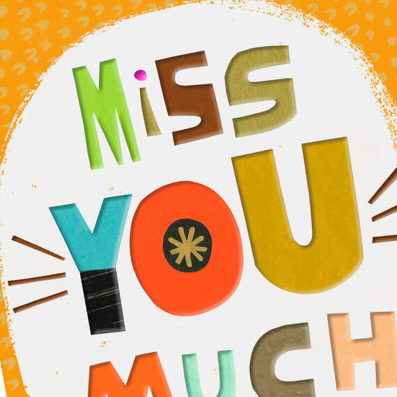 Miss You Much and Love You Lots Miss You Card, , large image number 4