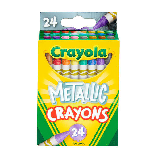 Crayola® Metallic Crayons, 24-Count, 