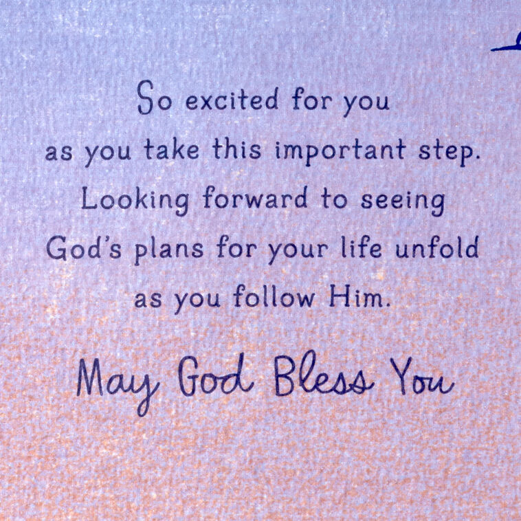 Your Future Is Bright With God's Promises Confirmation Card - Greeting ...