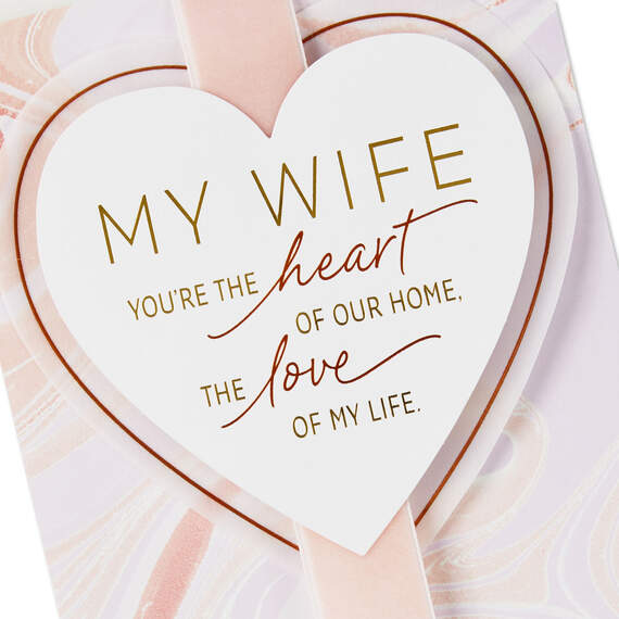You're the Heart of Our Home Mother's Day Card for Wife, , large image number 5