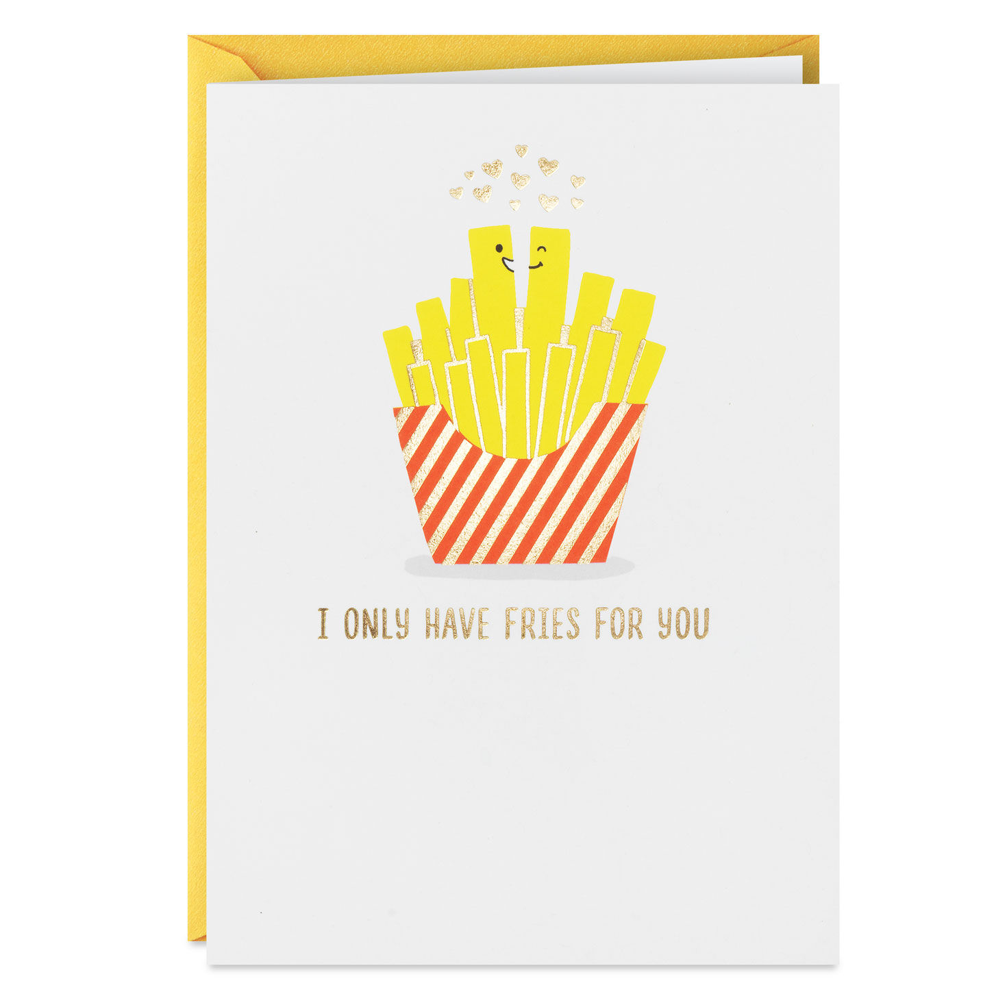 Only Have Fries for You Funny Romantic Love Card