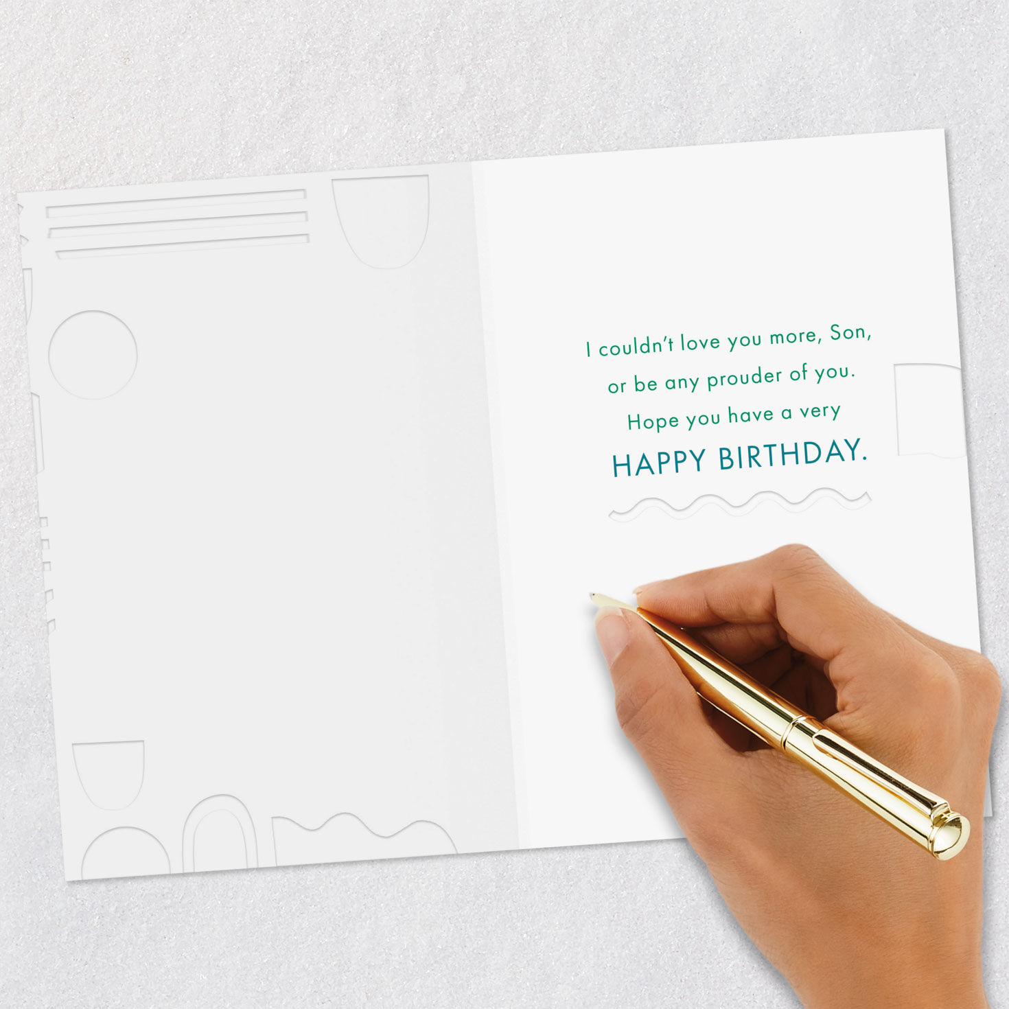 You Fill My Heart With Love and Pride Birthday Card for Son - Greeting ...