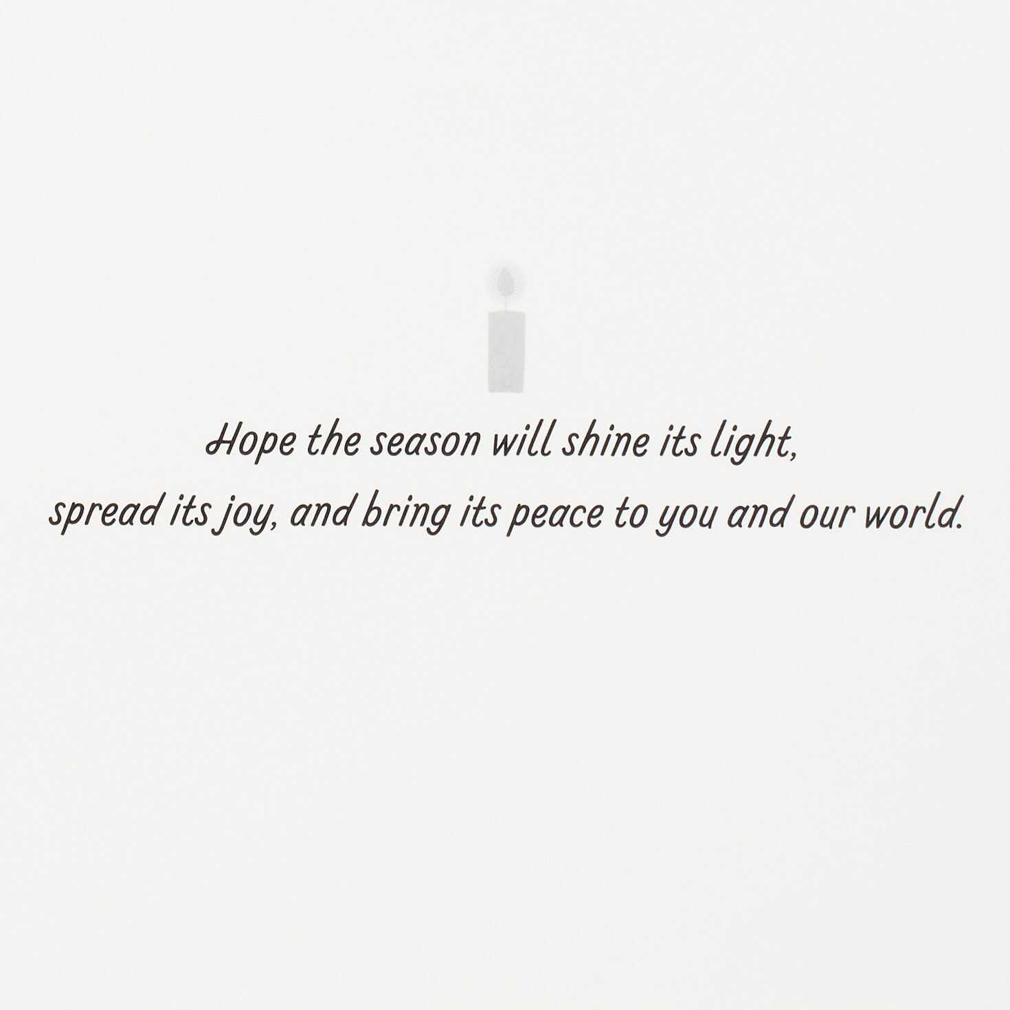 Bright Candles Boxed Christmas Card Pack Sentiment image number 4