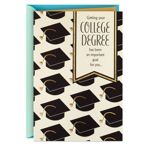 Your Determination Has Paid Off College Graduation Card, 