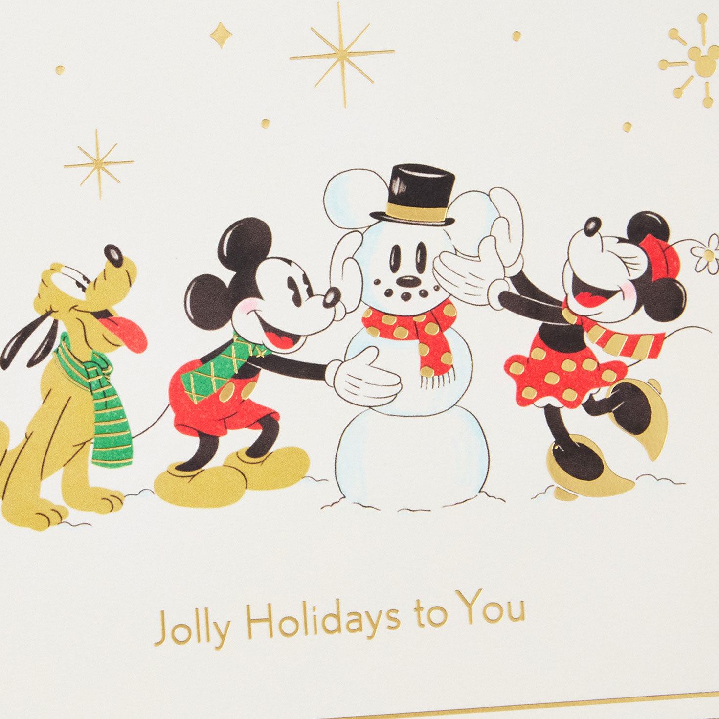 Disney Mickey and Minnie Christmas Card Pack Cover Detail image number 5