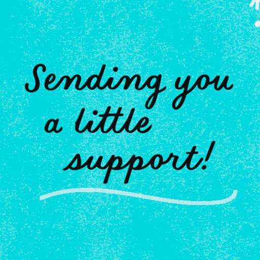 3.25" Mini Sending Support Sports Bra Encouragement Card, 