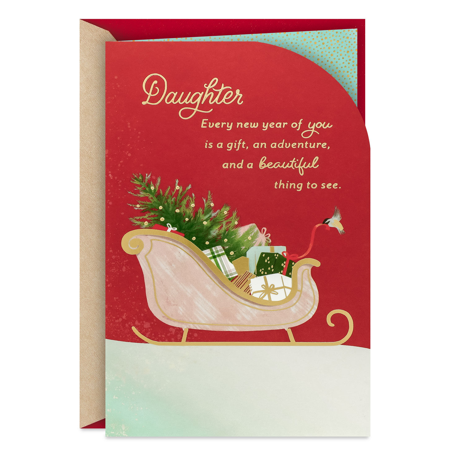 You're A Gift Christmas Card for Daughter