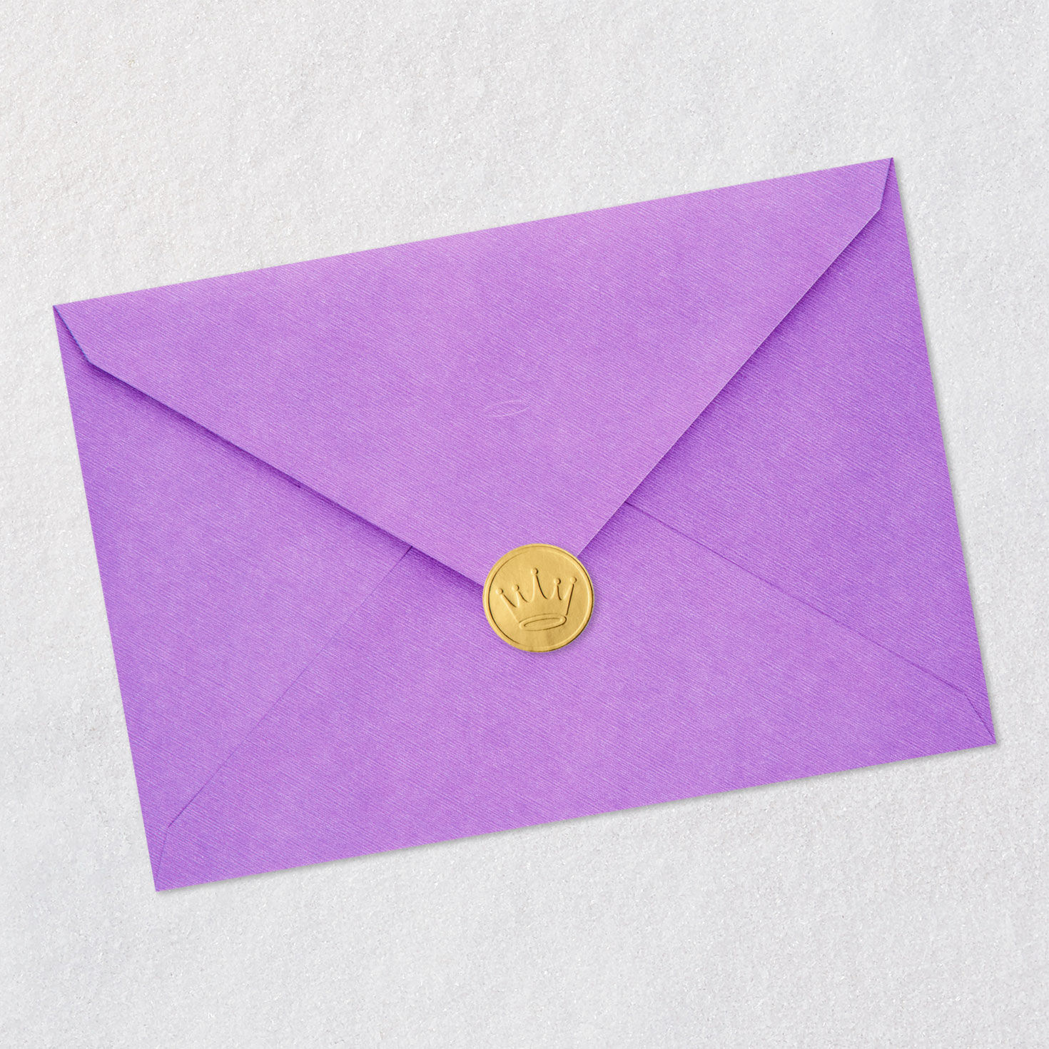 Girl and Flowers Granddaughter Birthday Card Envelope Back with Seal image number 7