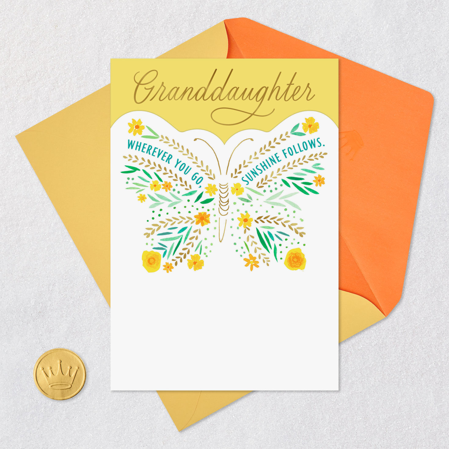 Sunshine Follows You Easter Card for Granddaughter, , large image number 5