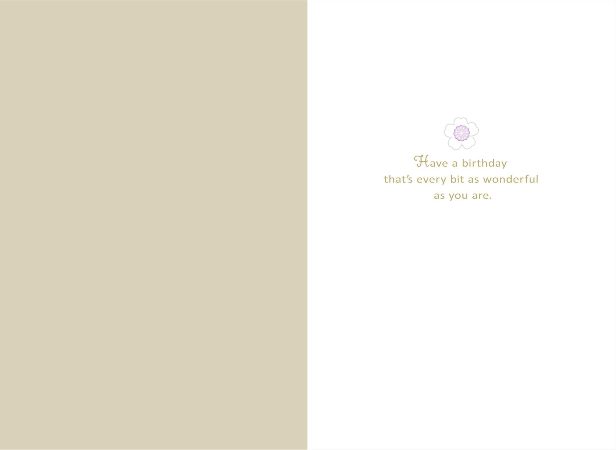 Bedazzled Flower Bouquet Birthday Card