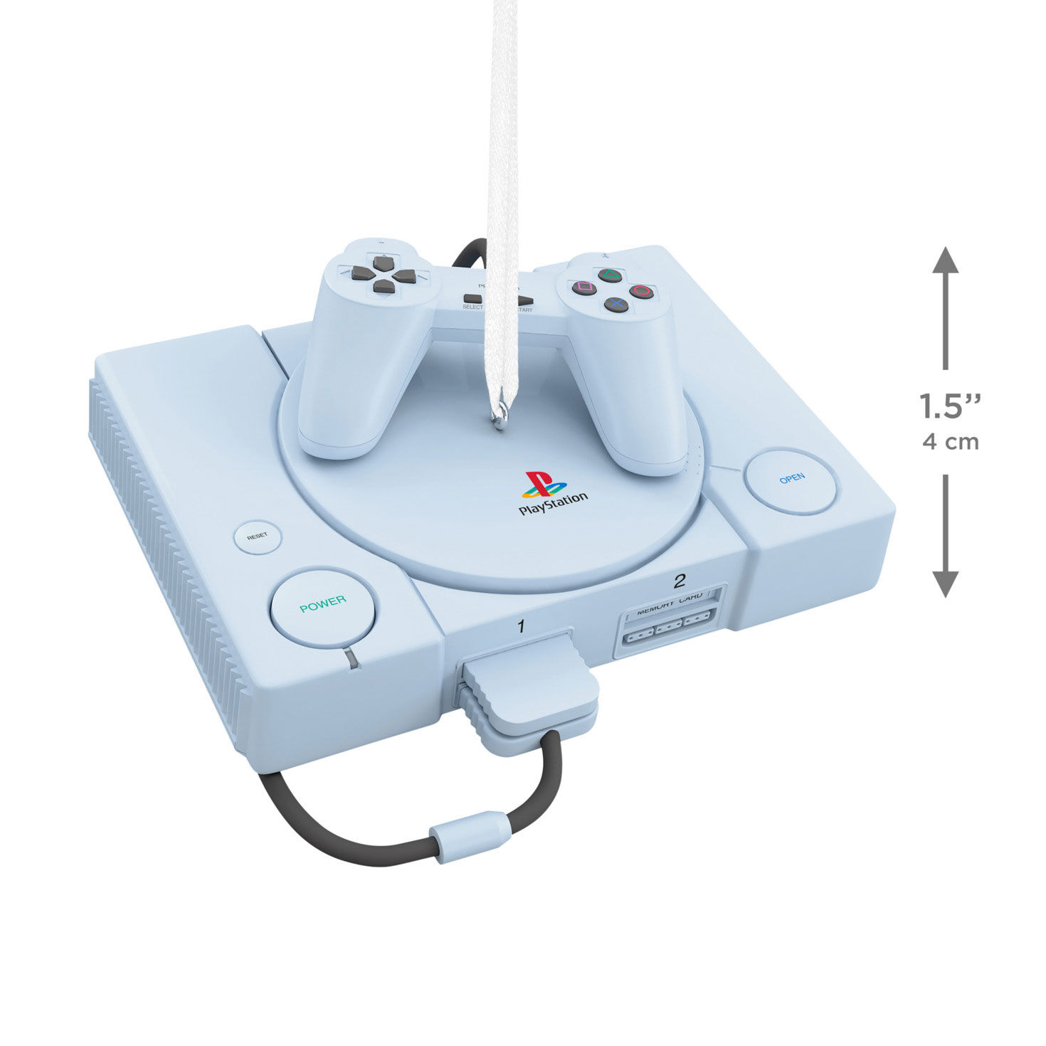 PlayStation Game Console Keepsake Ornament measurement image number 3