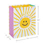 9.6" Sunshine Smiles on White Medium Gift Bag, , large image number 3