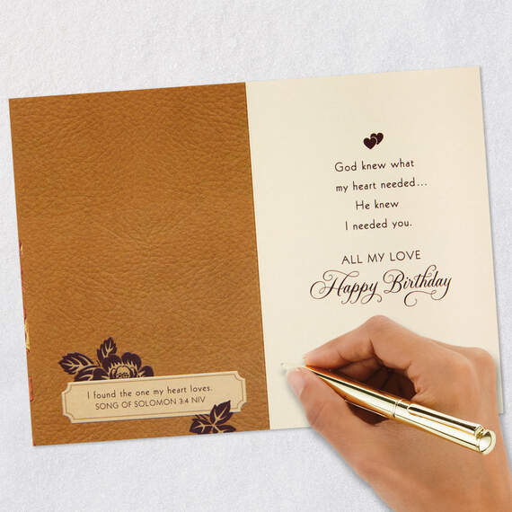 My Heart Needed You Religious Birthday Card for Husband, , large image number 6