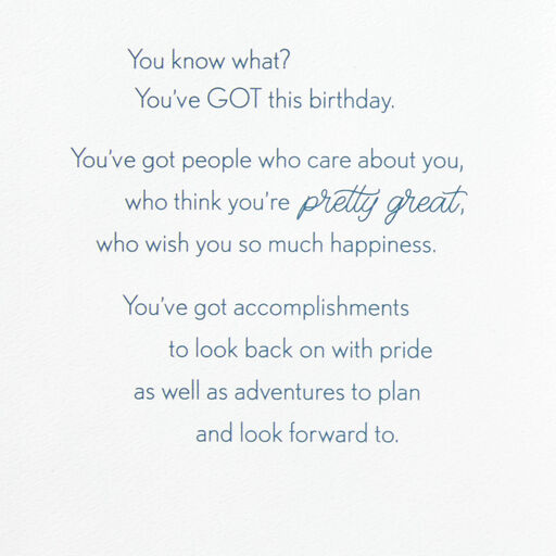 You've Totally Got This 50th Birthday Card, 
