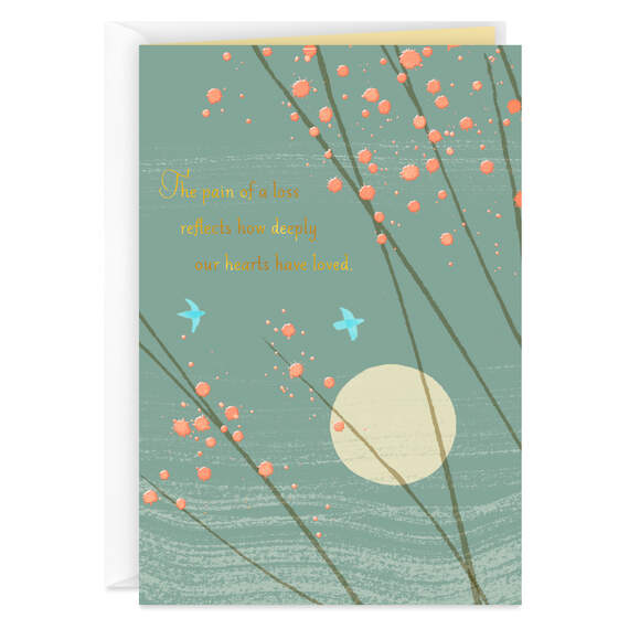 Strength, Peace and Comfort Religious Sympathy Card