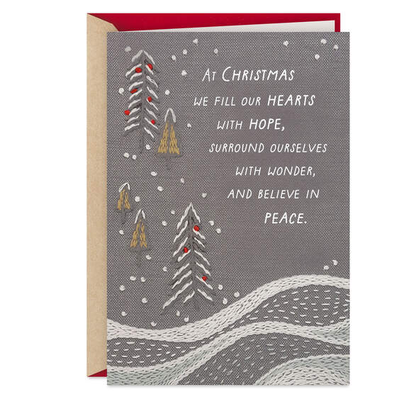 UNICEF Hope, Wonder and Peace Christmas Card Greeting Cards Hallmark