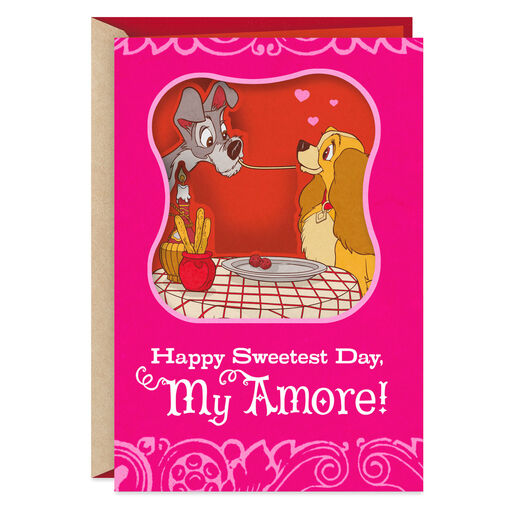 Disney Lady and the Tramp Sweetest Day Card, 