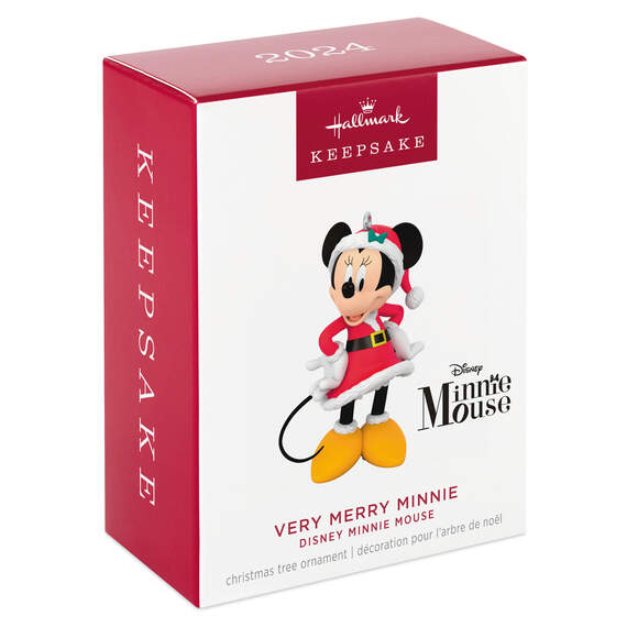 Disney Minnie Mouse Very Merry Minnie Ornament, , large image number 7