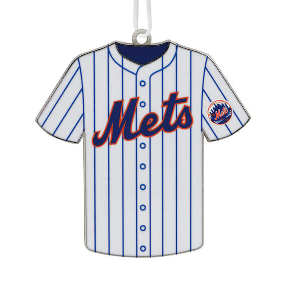 MLB New York Mets™ Baseball Jersey Metal Hallmark Ornament, , large image number 1