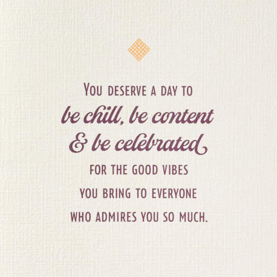 Good Vibes Father's Day Card, , large image number 2