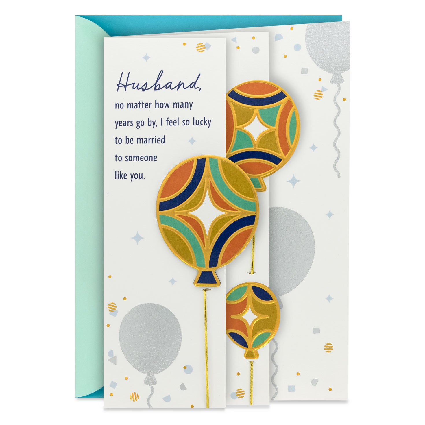 Grateful to Have You as Partner and Friend Birthday Card for Husband