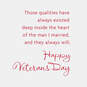Courageous Heart Veterans Day Card for Husband, , large image number 2