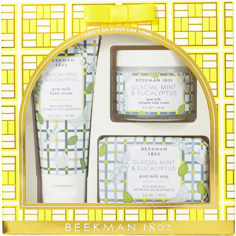 Beekman 1802 Glacial Mint and Eucalyptus Body Care Gift Set